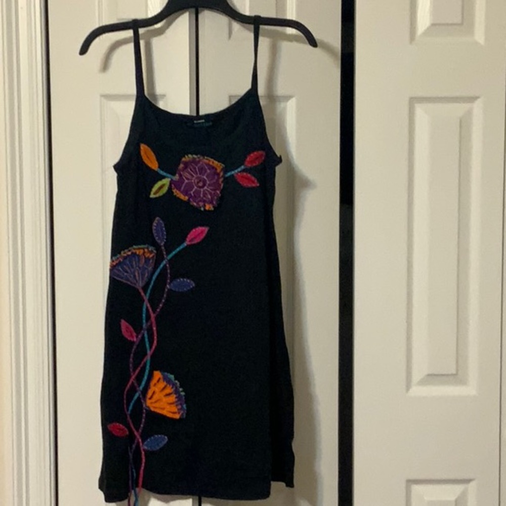 Charming Floral Embroidered Dress
